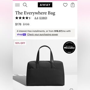 Away Everywhere Bag | Black